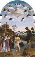 Крещение Христа. 1493-1494. Церковь Сан-Джованни в Брагоре, Венеция