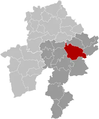 Сине на карте