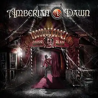 Обложка альбома Amberian Dawn «Circus Black» (2012)