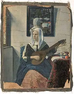 Картина в стиле Вермеера. Женщина, играющая на циттерне. 1930—1940. Рийксмюсеум, Амстердам