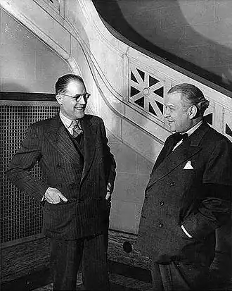 Клод Шампань и Вильфрид Пеллетье (слева)