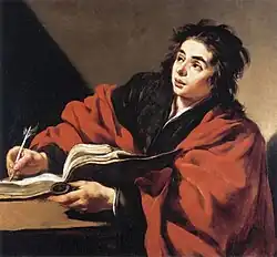 Святой Иоанн Евангелист. Между 1610 и 1620. Холст, масло. Частное собрание