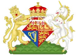 Герб принцессы Елизаветы (1944—1947)