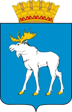Лось на гербе г. Йошкар-Олы Марий Эл