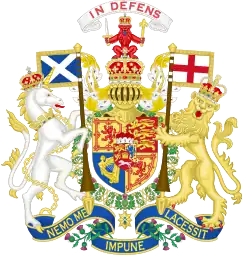 Герб, принятый Георгом III (1801—1816)