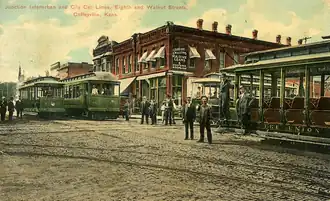 Трамваи Коффивилла. 1900 г.