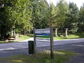 Вид на вершину перевала