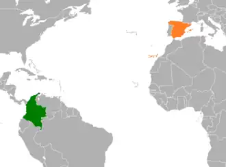 Колумбия и Испания