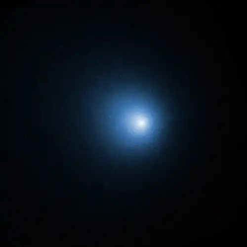 Вид кометы с телескопа Хаббл 13 декабря 2018 года