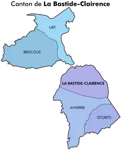 Ла-Бастид-Клеранс на карте