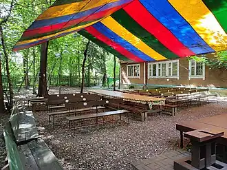 Летний концертный зал на территории музея