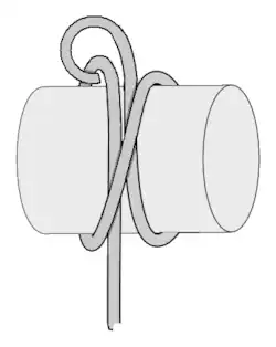 КонстрикторПрофессиональный У. самый нескользящий среди соединительных узлов. Удобен в плетении, где надо зацепить много прядей.