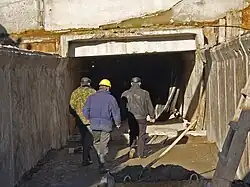 Строительство станции. 2 декабря 2003 г.