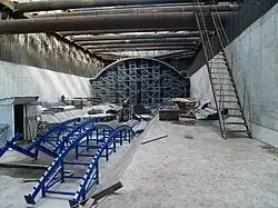 Сборка механизированной опалубки свода