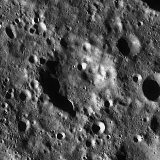 Снимок зонда Lunar Reconnaissance Orbiter.