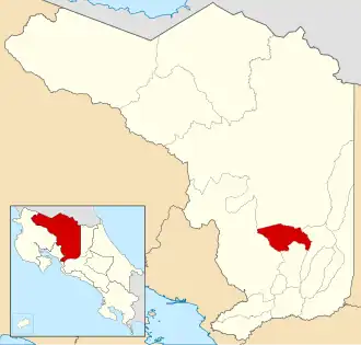 Сарсеро на карте