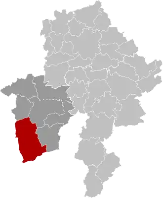 Кувен на карте