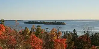 Вид на озеро из Платсберга осенью 2008 года