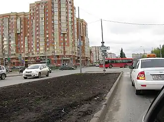 Перекрёсток улицы Маршала Чуйкова и проспекта Амирхана