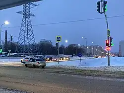 Перекресток Сельская Богородская/Мушникова - Начало Инорса.