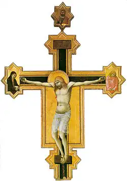 Распятие. Ок. 1320. Дерево, темпера. Муниципальный музей, Кортона