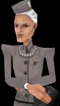 Agnes Crumplebottom в игре The Sims 2000 года