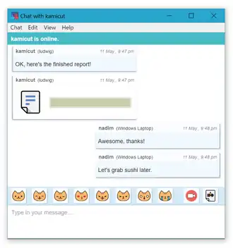 Скриншот программы Cryptocat