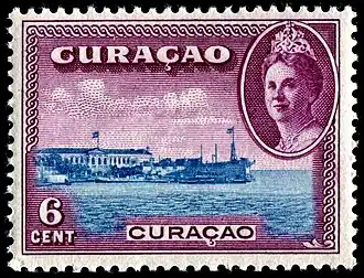 Кюрасао, 6 центов (Mi #203; NVPH #163)