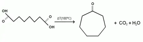 Синтез суберона из пробковой кислоты