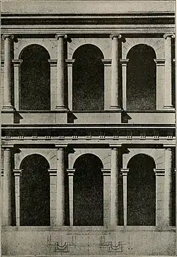 Ордерные аркады Театра Марцелла. 13—11 гг. до н. э. Реконструкция