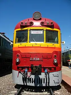 Лобовая часть головного вагона