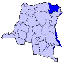 Верхнее Уэле на карте