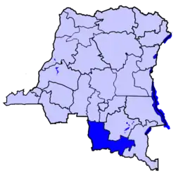 Луалаба на карте