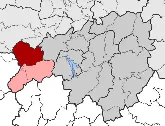 Карта общины: — Арьитея — Атаманес, Ахелоос