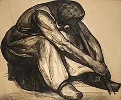 Отдыхающая крестьянка (около 1920)