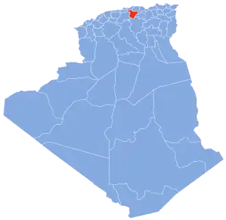 Буира на карте