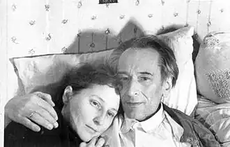 Алла Андреева с мужем, Д. Л. Андреевым