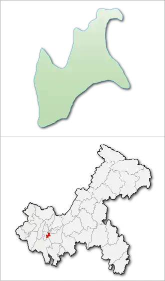 Дадукоу на карте