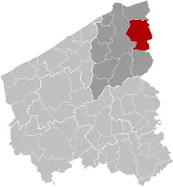 Расположение муниципалитета на карте провинции