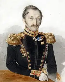 Портрет генерала Даниила Александровича Герштенцвейга