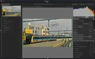 Скриншот программы Darktable