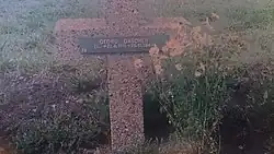 Могила Георга Дашера в Ломмеле