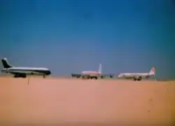 Рейсы BA775, TWA741 и SWR 100 на «Досонс Филд»