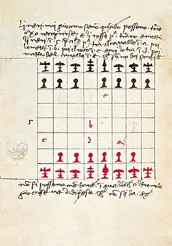 De Ludo Schacorum. Страница текста