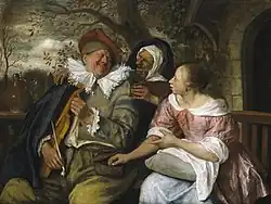 Ян Стен. Скрипач. Ок. 1672. Дерево, масло