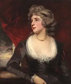 Леди Дебора Нуджент Хопнер. 1795. Холст, масло. Частное собрание