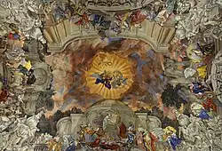Потолочный плафон в здании Австрийской академии наук, Вена.