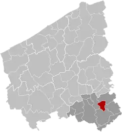 Расположение муниципалитета на карте провинции