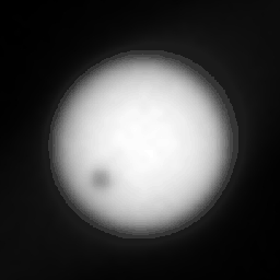 Прохождение Деймоса по диску Солнца. Снимки марсохода «Оппортьюнити»