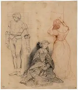 Рисунок для переноса на холст